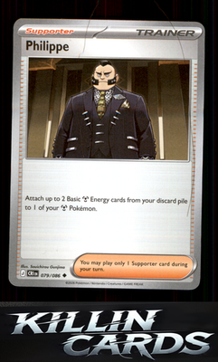 Philippe - 079/086 079/086 Pokemon Uncommon ME04: Chaos Rising Card NM