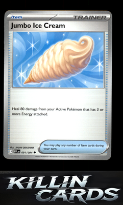 Jumbo Ice Cream 091/094 Pokemon Uncommon ME02: Phantasmal Flames Card NM