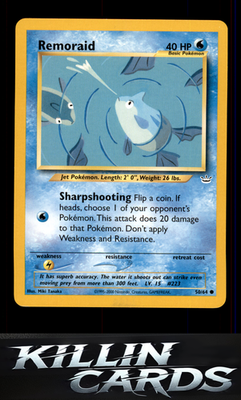 Remoraid 50/64 Pokemon Common Neo Revelation Card LP