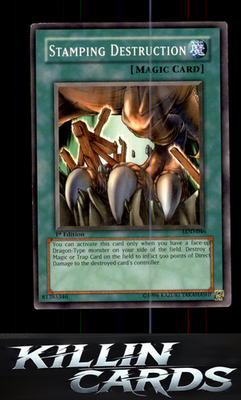 1st Edition Stamping Destruction LOD-EN046 YuGiOh Common Legacy of Darkness (Wor