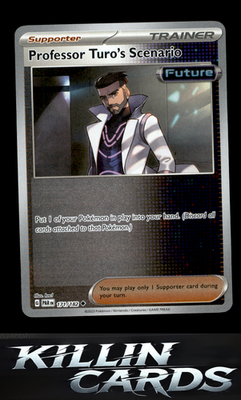 Reverse Holofoil Professor Turo's Scenario 171/182 Pokemon Uncommon SV04: Parado
