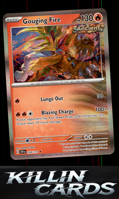 Gouging Fire 038/191 Pokemon Rare SV08: Surging Sparks Card NM