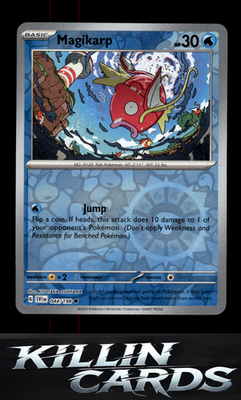 Reverse Holofoil Magikarp 044/198 Pokemon Common SV01: Scarlet & Violet Base Set