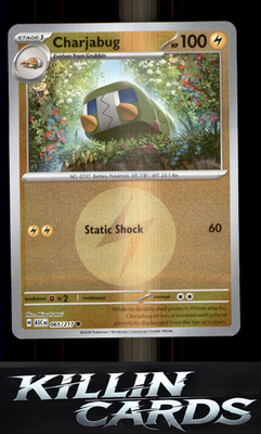Charjabug (Energy Symbol Pattern) 065/217 Pokemon Common ME: Ascended Heroes Car