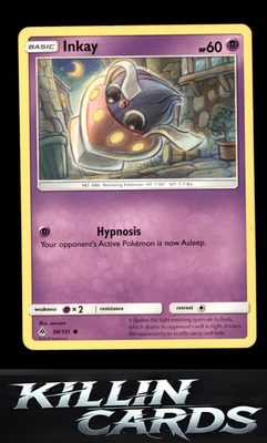 Inkay 50/131 Pokemon Common SM - Forbidden Light Card LP