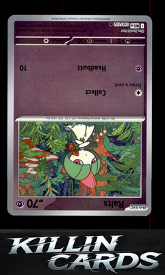 Reverse Holofoil Ralts 058/132 Pokemon Common ME01: Mega Evolution Card NM