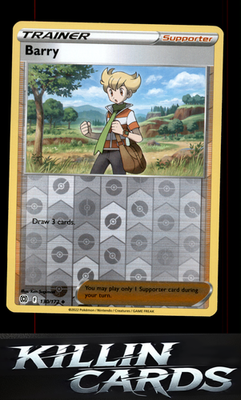 Reverse Holofoil Barry 130/172 Pokemon Uncommon SWSH09: Brilliant Stars Card NM