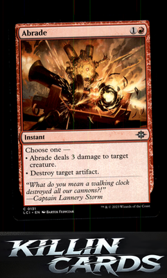 Abrade 131 Magic C The Lost Caverns of Ixalan Card NM