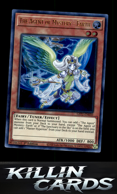 1st Edition The Agent of Mystery - Earth GFP2-EN050 YuGiOh Ultra Rare Ghosts Fro