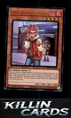 1st Edition Libromancer Fire MP23-EN058 YuGiOh Ultra Rare 25th Anniversary Tin: