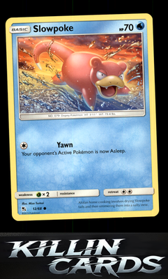 Slowpoke 12/68 Pokemon Common Hidden Fates Card LP