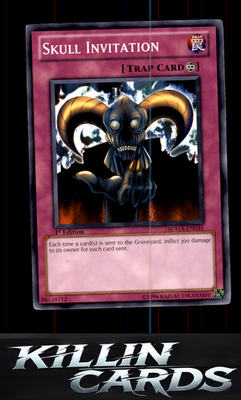 1st Edition Skull Invitation SDMA-EN031 YuGiOh Common Structure Deck: Marik Card