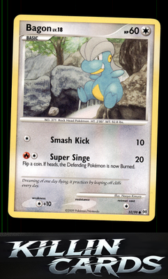 Bagon 52/99 Pokemon Common Arceus Card LP