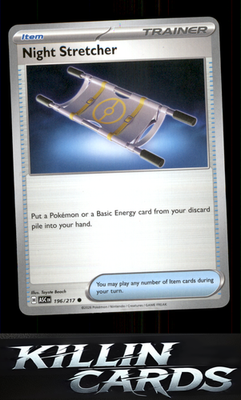 Night Stretcher 196/217 Pokemon Common ME: Ascended Heroes Card NM