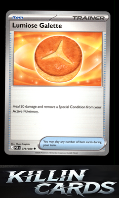 Lumiose Galette 078/088 Pokemon Uncommon ME03: Perfect Order Card NM