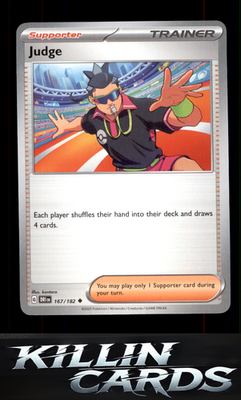 Judge - 167/182 167/182 Pokemon Uncommon SV10: Destined Rivals Card NM