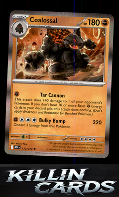 Coalossal 120/217 Pokemon Rare ME: Ascended Heroes Card NM