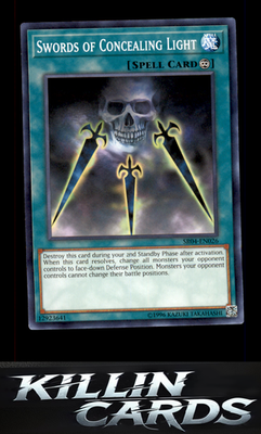 Swords of Concealing Light SR04-EN026 YuGiOh Common Structure Deck: Dinosmasher'