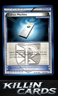 Colress Machine (Team Plasma) 119/135 Pokemon Uncommon Plasma Storm Card LP