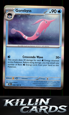 Gorebyss 056/182 Pokemon Rare SV10: Destined Rivals Card NM