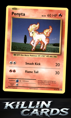Ponyta 19/108 Pokemon Common XY - Evolutions Card NM
