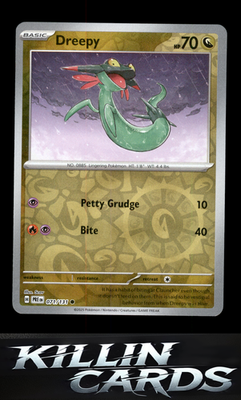 Reverse Holofoil Dreepy 071/131 Pokemon Common SV: Prismatic Evolutions Card NM