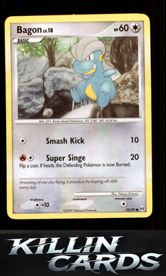 Bagon 52/99 Pokemon Common Arceus Card LP