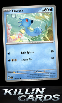 Horsea 116/165 Pokemon Common SV: Scarlet & Violet 151 Card NM