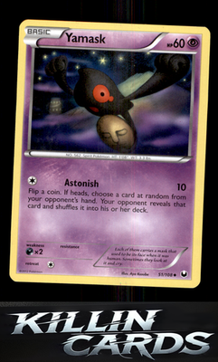 Yamask 51/108 Pokemon Uncommon Dark Explorers Card NM
