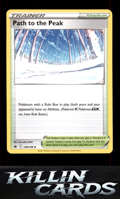 Path to the Peak 148/198 Pokemon Uncommon SWSH06: Chilling Reign Card NM
