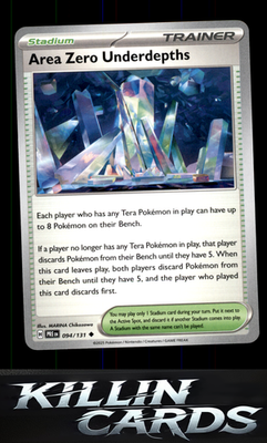 Area Zero Underdepths 094/131 Pokemon Uncommon SV: Prismatic Evolutions Card NM