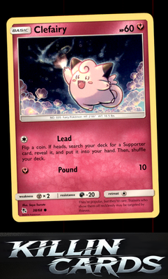Clefairy (38) 38/68 Pokemon Common Hidden Fates Card NM
