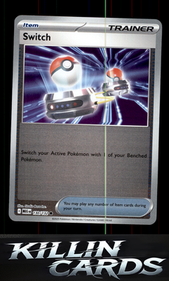 Reverse Holofoil Switch 130/132 Pokemon Common ME01: Mega Evolution Card NM