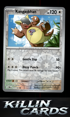 Reverse Holofoil Kangaskhan - 151/182 151/182 Pokemon Common SV10: Destined Riva