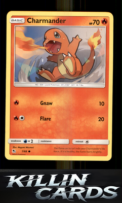 Charmander 7/68 Pokemon Common Hidden Fates Card NM