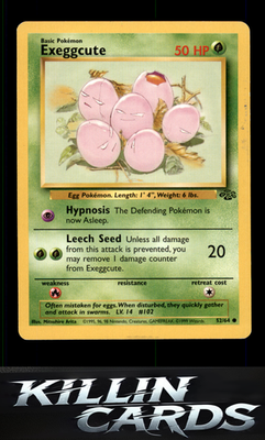 Exeggcute 52/64 Pokemon Common Jungle Card LP