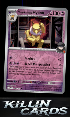 Team Rocket's Hypno 080/182 Pokemon Uncommon SV10: Destined Rivals Card NM