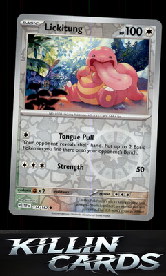 Reverse Holofoil Lickitung - 124/162 124/162 Pokemon Common SV05: Temporal Force