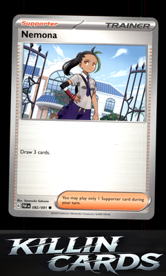 Nemona - 082/091 082/091 Pokemon Common SV: Paldean Fates Card NM