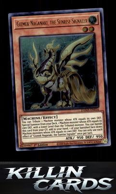 Gizmek Naganaki, the Sunrise Signaler DAMA-EN016 YuGiOh Ultra Rare Dawn of Majes