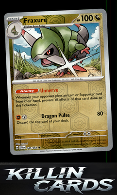 Reverse Holofoil Fraxure - 045/064 045/064 Pokemon Common SV: Shrouded Fable Car