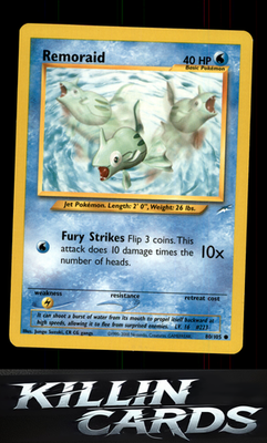 Remoraid 080/105 Pokemon Common Neo Destiny Card LP