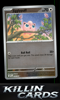 Reverse Holofoil Jigglypuff 076/094 Pokemon Common ME02: Phantasmal Flames Card
