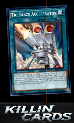 1st Edition Tri-Blaze Accelerator LD10-EN053 YuGiOh Common Legendary Duelists: S