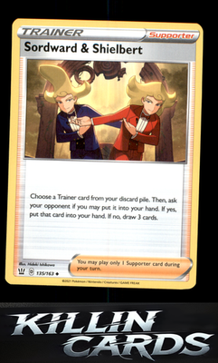 Sordward & Shielbert 135/163 Pokemon Uncommon SWSH05: Battle Styles Card NM