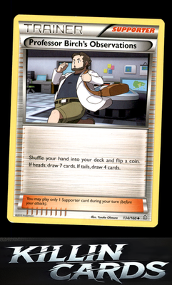 Professor Birch's Observations 134/160 Pokemon Uncommon XY - Primal Clash Card L