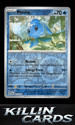 Reverse Holofoil Phione - 055/167 055/167 Pokemon Common SV06: Twilight Masquera