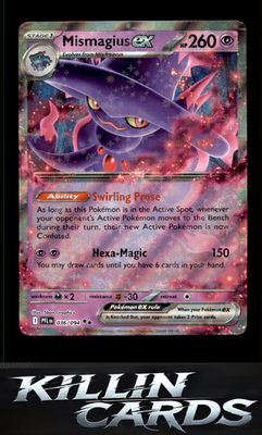 Mismagius ex - 036/094 036/094 Pokemon Double Rare ME02: Phantasmal Flames Card