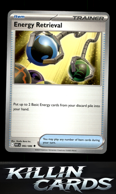 Energy Retrieval 082/086 Pokemon Uncommon SV: White Flare Card NM