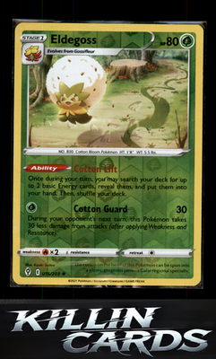 Reverse Holofoil Eldegoss 016/203 Pokemon Holo Rare SWSH07: Evolving Skies Card